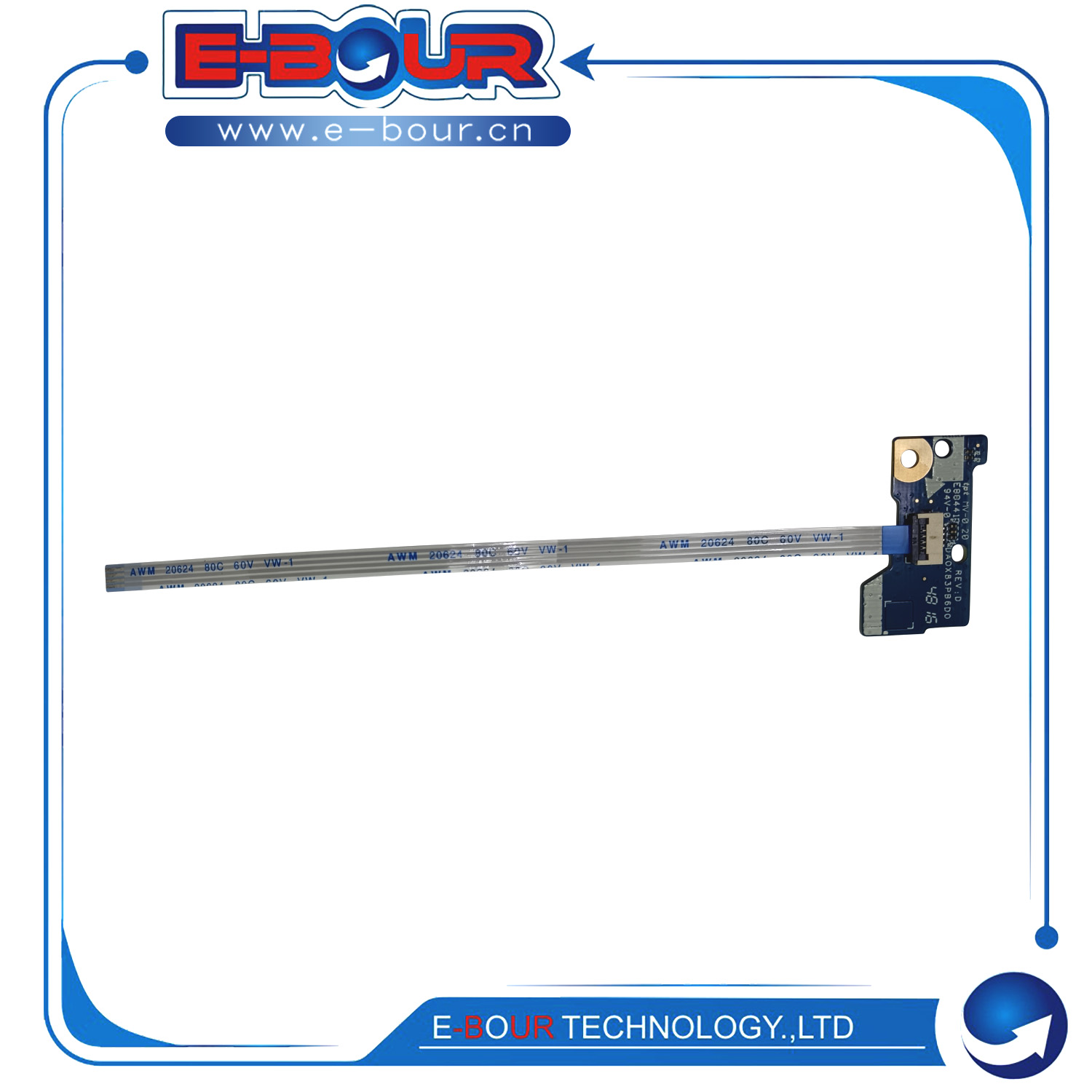 For HP Probook 450 455 470 G4 DA0X83PB6D0 905754-001 Laptop Power Button Board